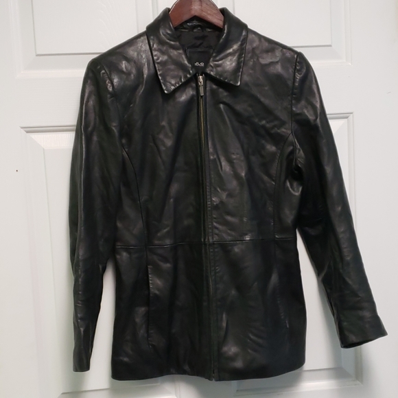 JLC New York Outerwear Leather Jacket Size Medium - Picture 1 of 4